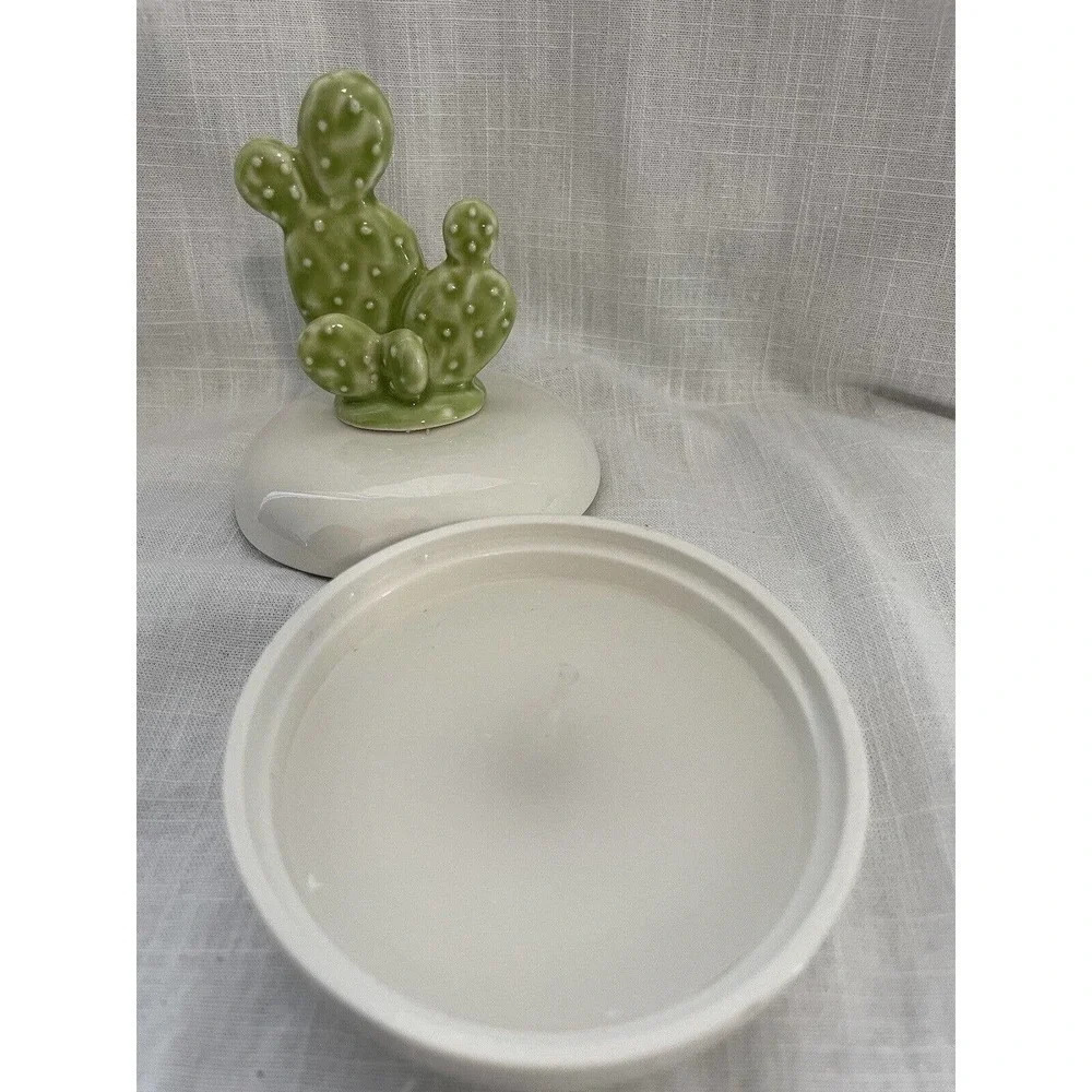 Cactus Candle Trinket Box